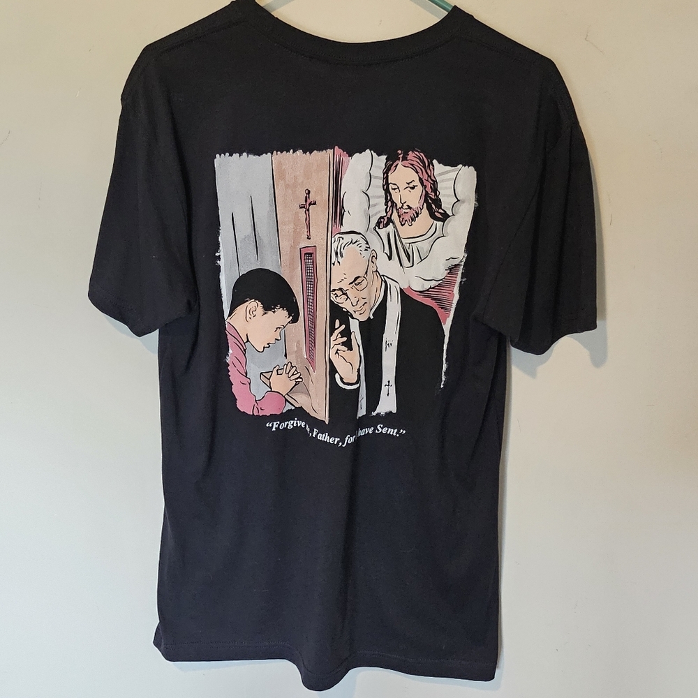 Nelk Full Send "Forgive Me Father I Have Sent" T-Shirt - Size Medium